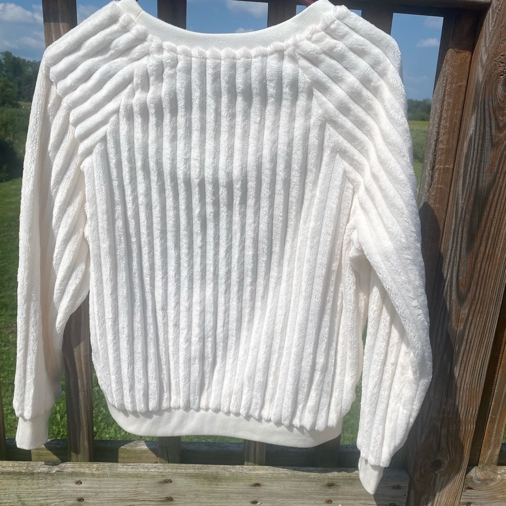 Girls Nobo white long sleeve shirt